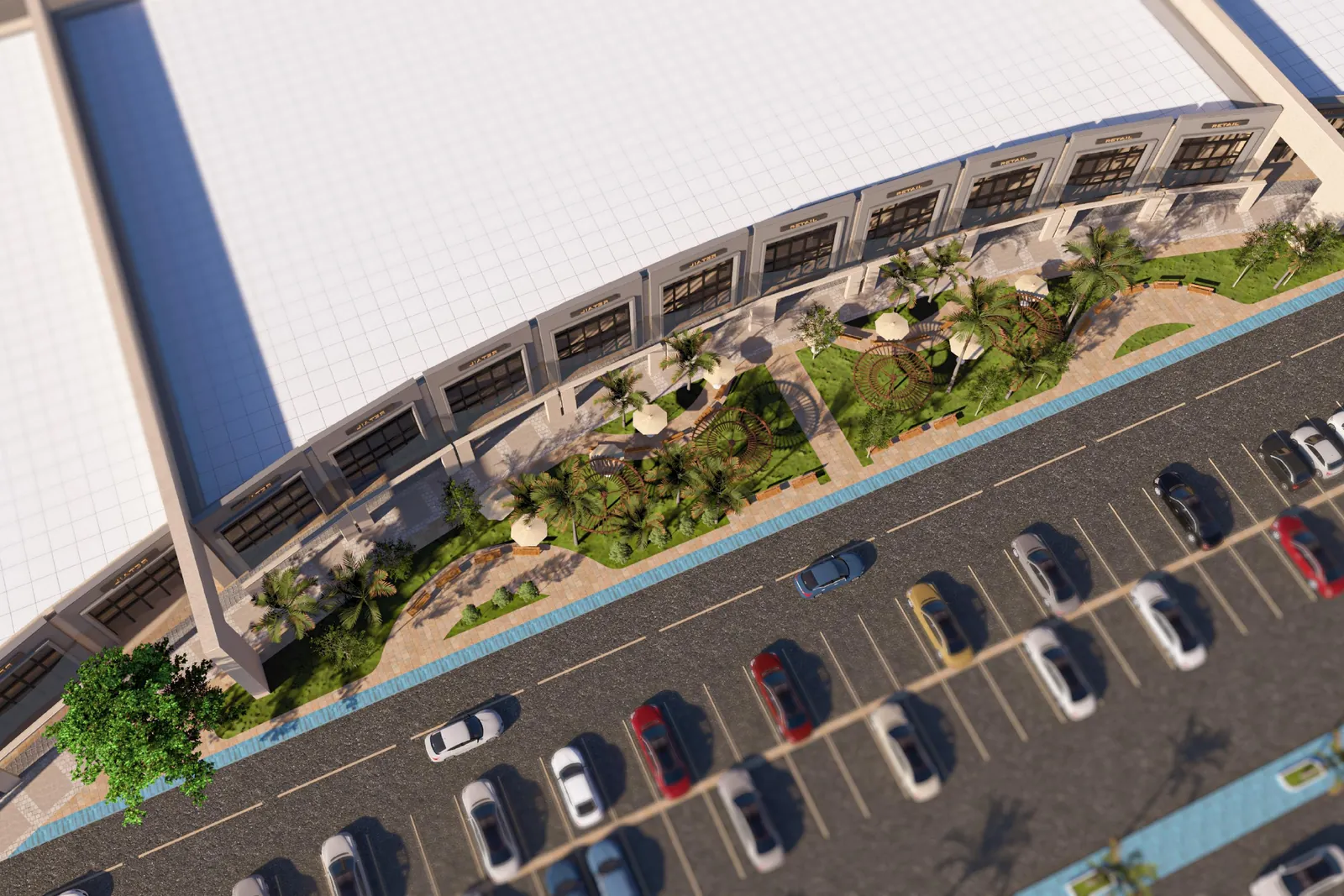 Frontage parking, artist’s impression