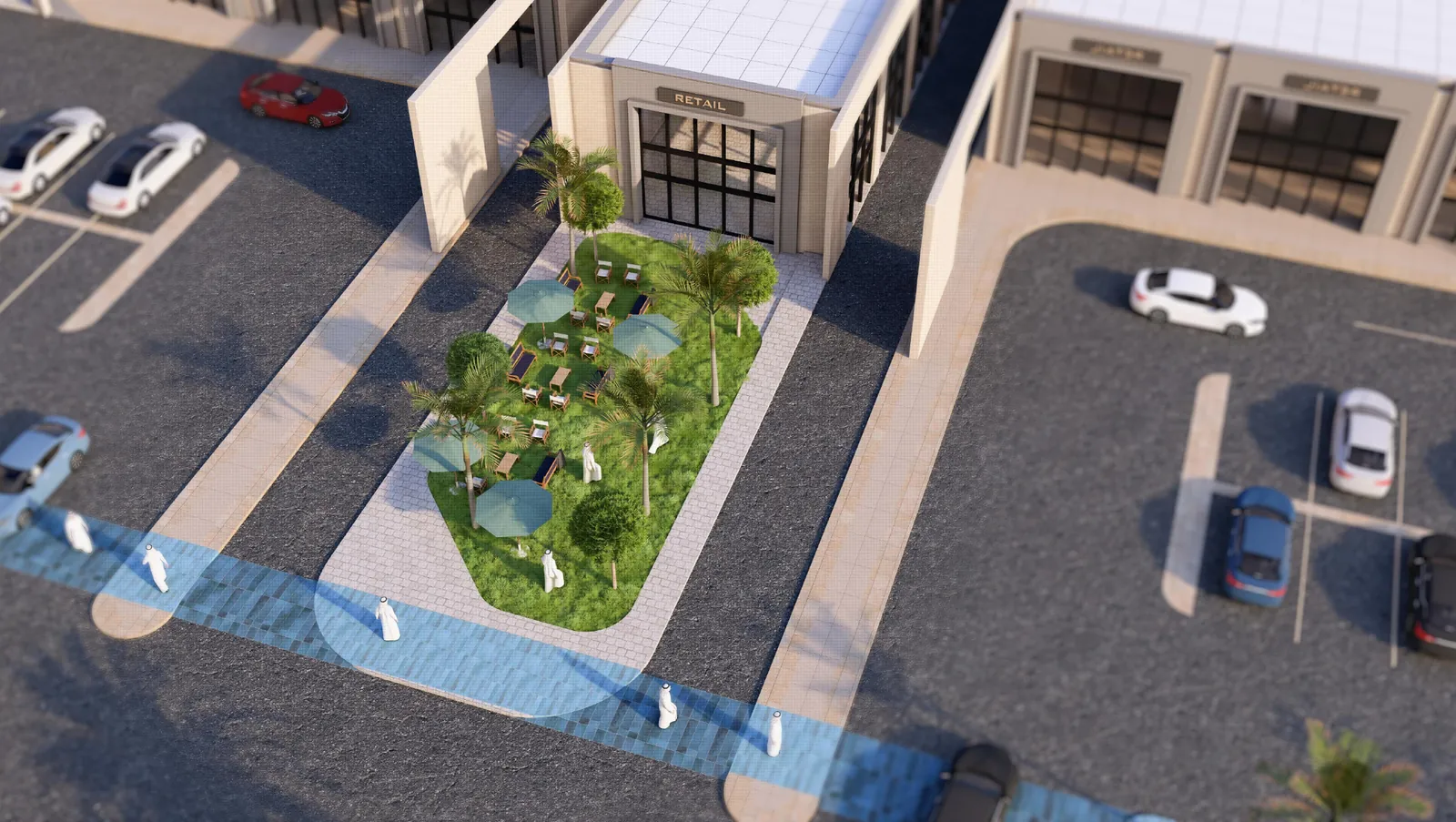 Garden court, artist’s impression