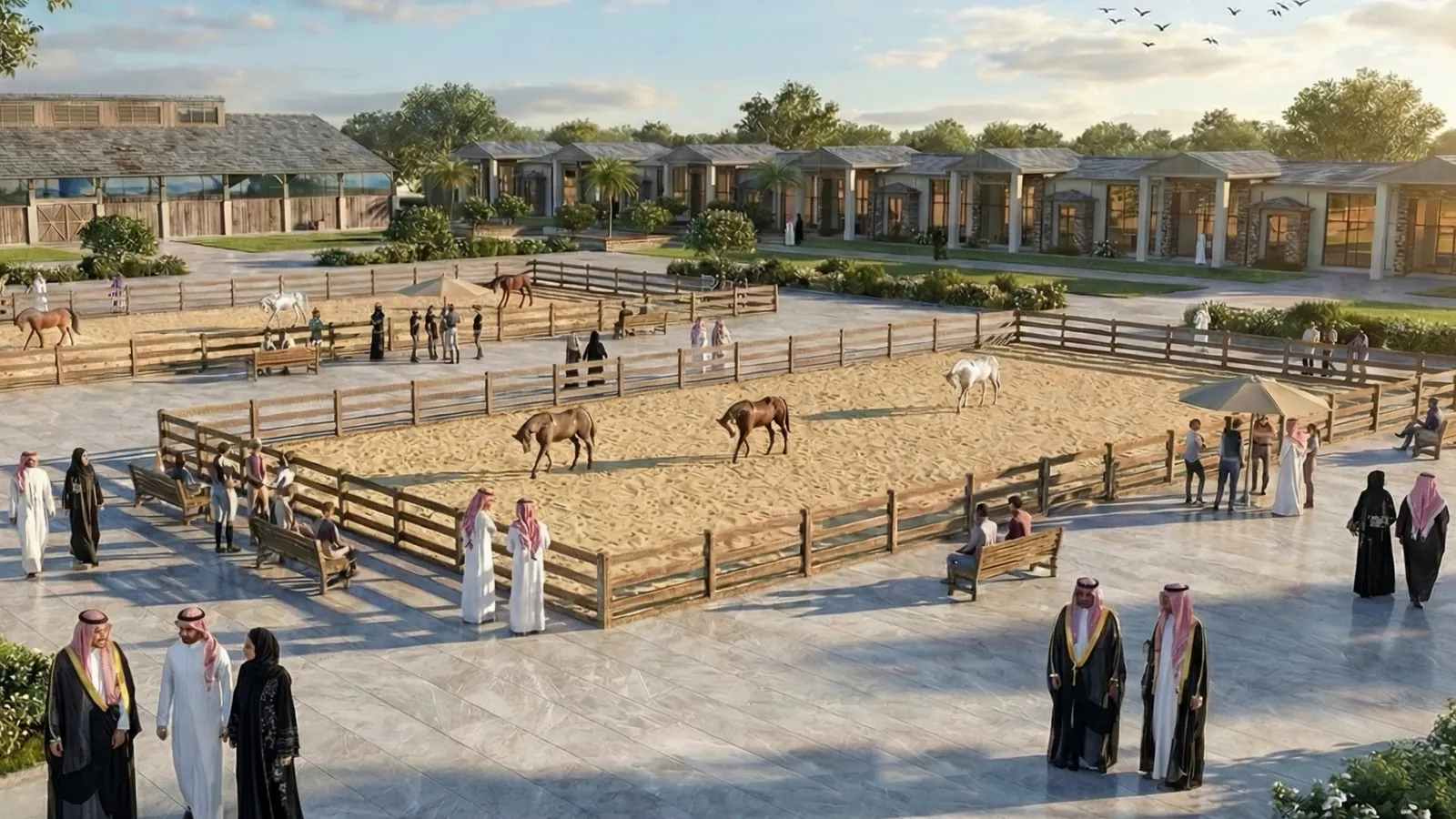 Riding arena, artist’s impression