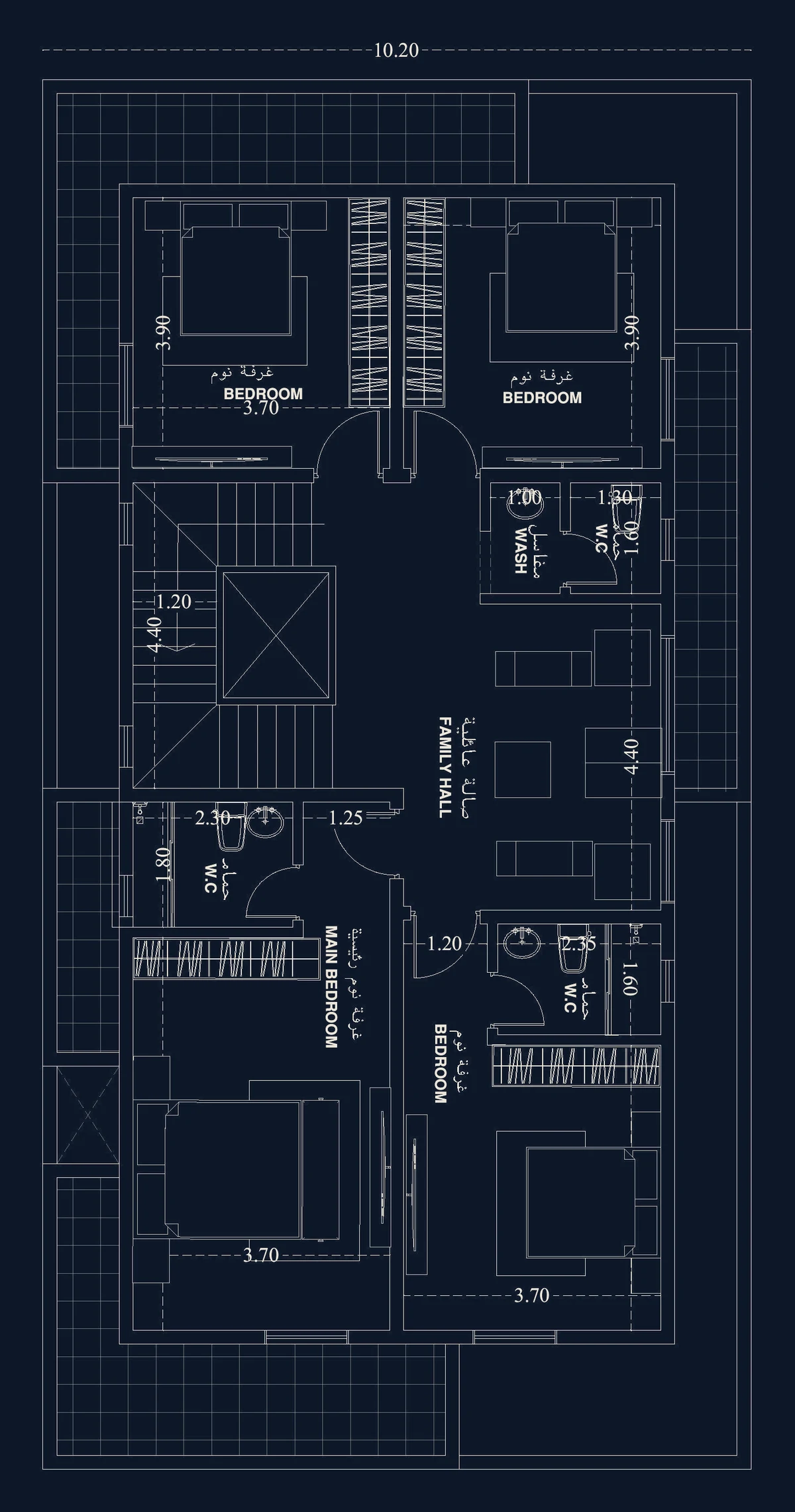 Villa, first floor