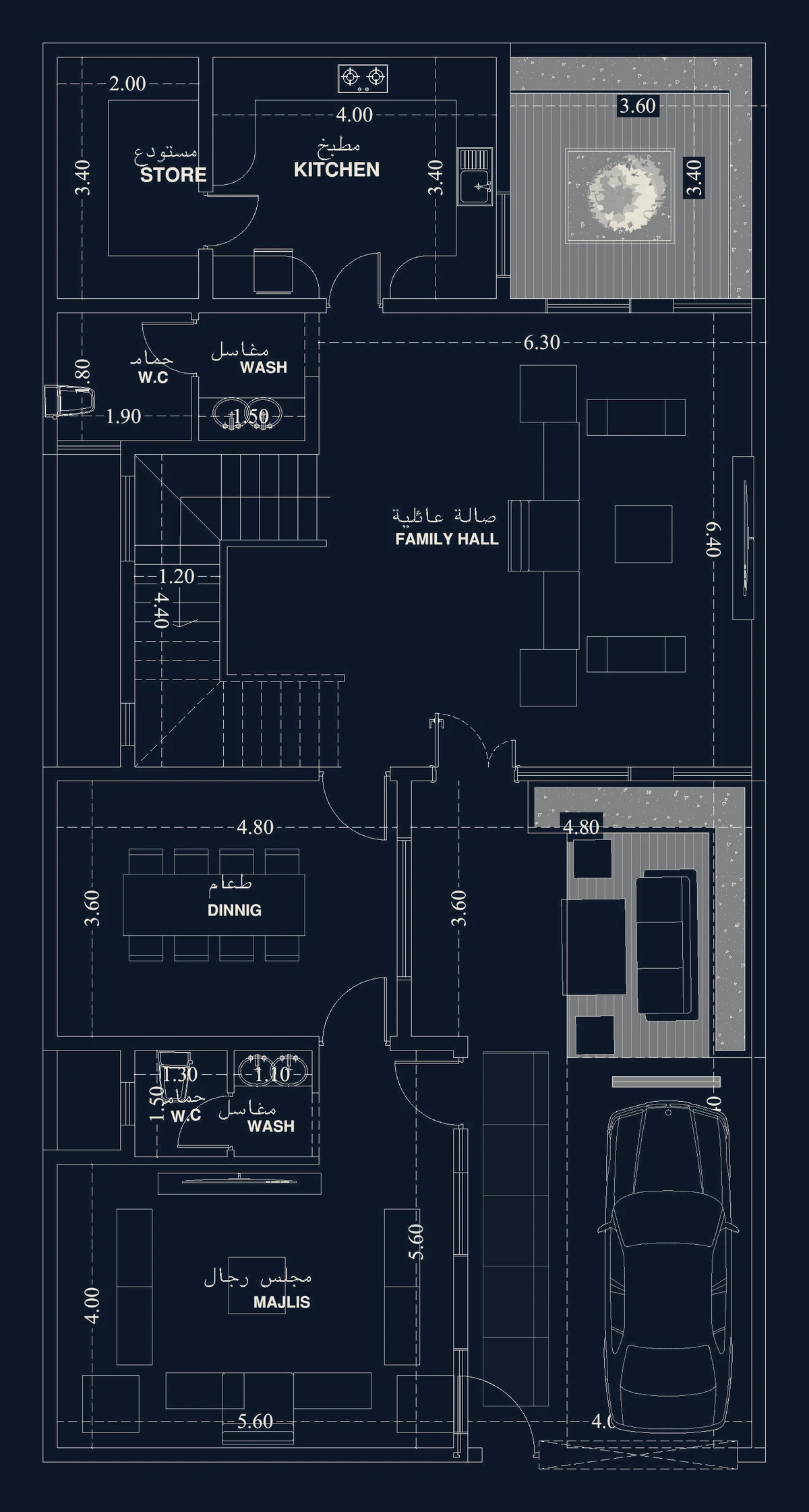 Villa, ground floor