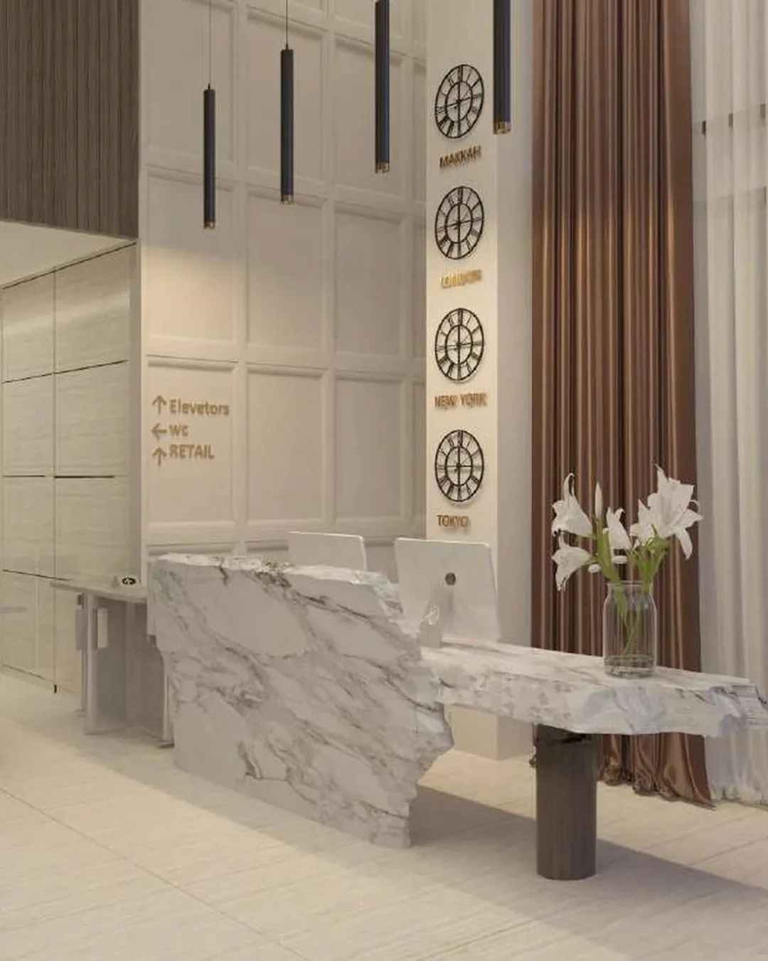 Reception lobby