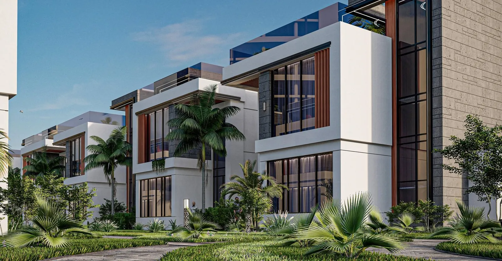Villas on the park, artist’s impression